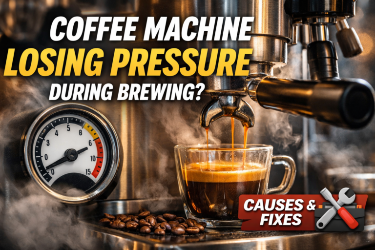 Coffee Machine Losing Pressure During Brewing: Causes, Fixes, and When to Call a Technician