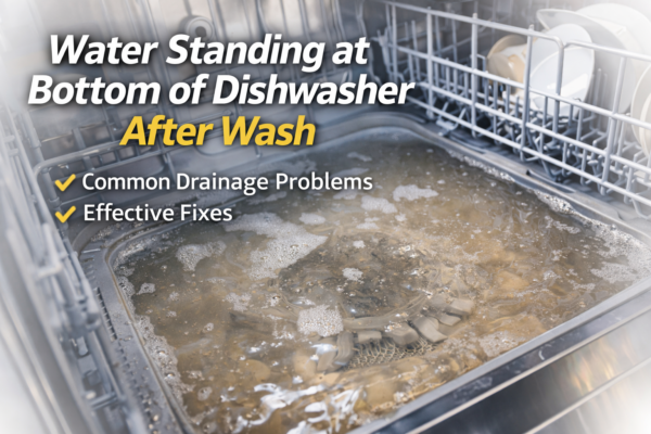 Water Standing at Bottom of Dishwasher After Wash: What It Means and How to Fix It