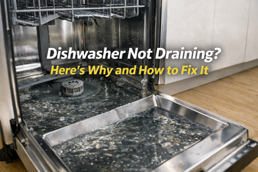 Dishwasher Not Draining? Here’s Why and How to Fix It