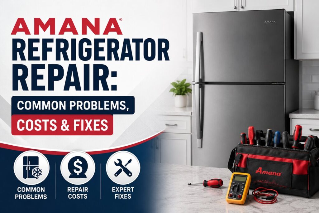 Amana Refrigerator Repair: Common Problems, Costs & Fixes